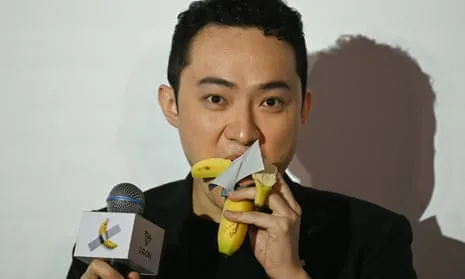 Crypto entrepreneur eats banana art he bought for $6.2m | Hong Kong | The  Guardian