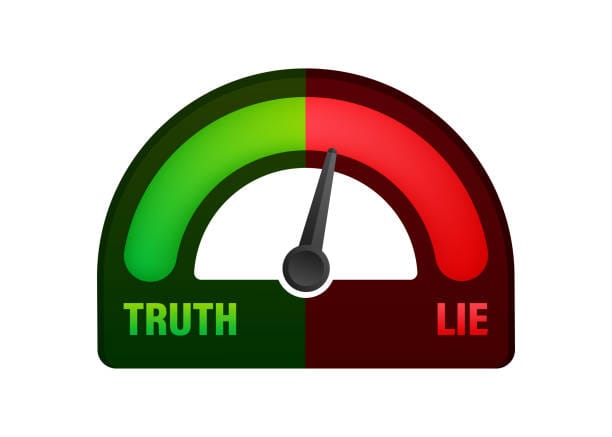 A lie detector machine symbolizing the extreme measures taken in relationships.